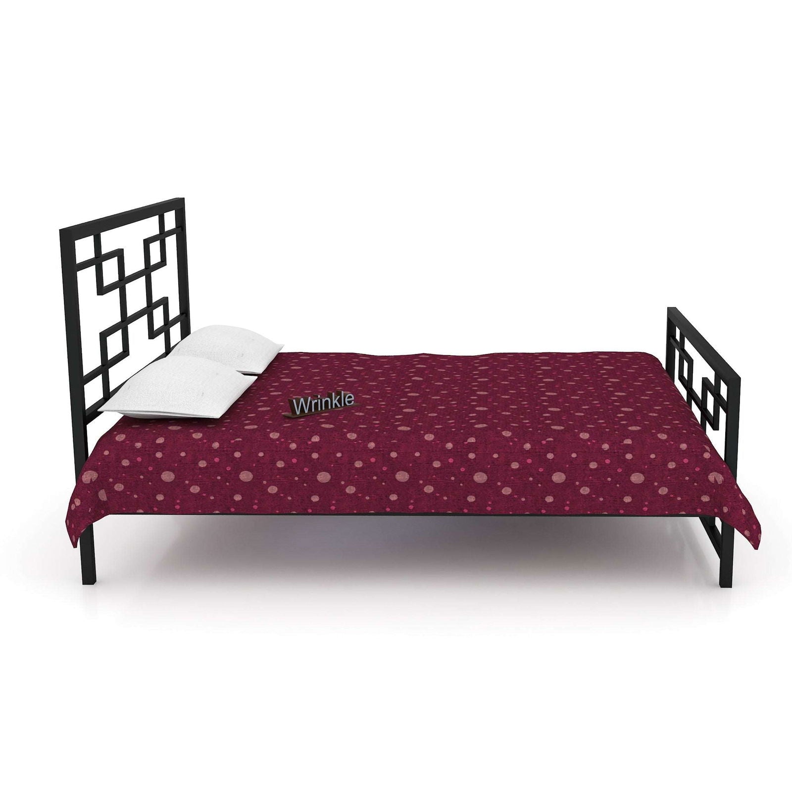 MetalCraft Stylish Design Iron Bed - Furnishiaa -  -